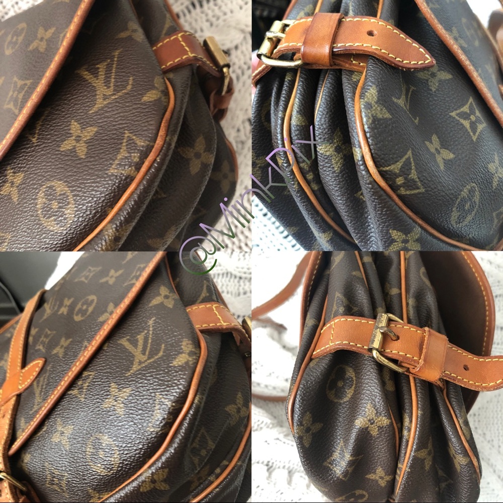 🎁 🎄🎄💯LOUIS VUITTON SAUMUR MM🎄🎄 🎁 - Picture 7 of 13